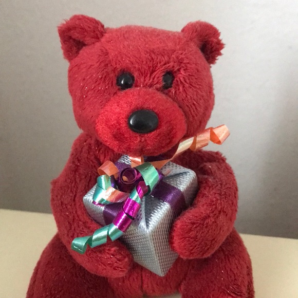 TY Happy Birthday Stuffed Animal Red Teddy Bear Gift Idea for Kids, etc.. - Picture 6 of 6